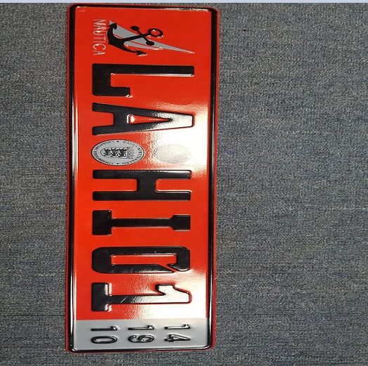 custom silk screen plastic license plates decoration jdm license plate usa logo license plates