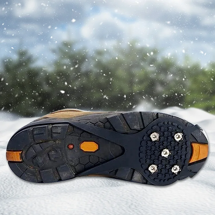 Factory snow silicone shoe grips professional anti slip shoe grips ice and snow walking shoe spike grip