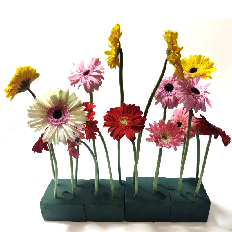 hebei huiya Wet Fresh Floral Foam Blocks Green Florist Foam Bricks for Spring Fresh Flower Arrangement and Crafts Supply