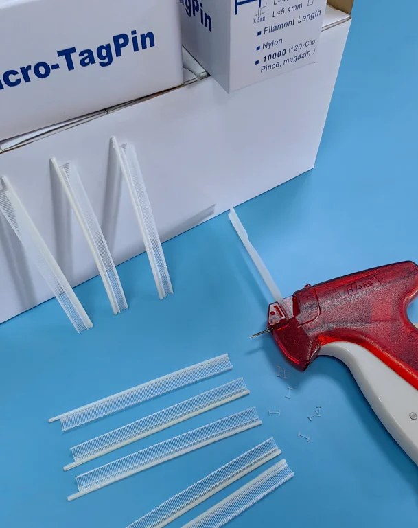 ABS clothing tag gun Micro fine tag gun for garments 3.4/4.4/5.4mm plastic tag pin fasteners