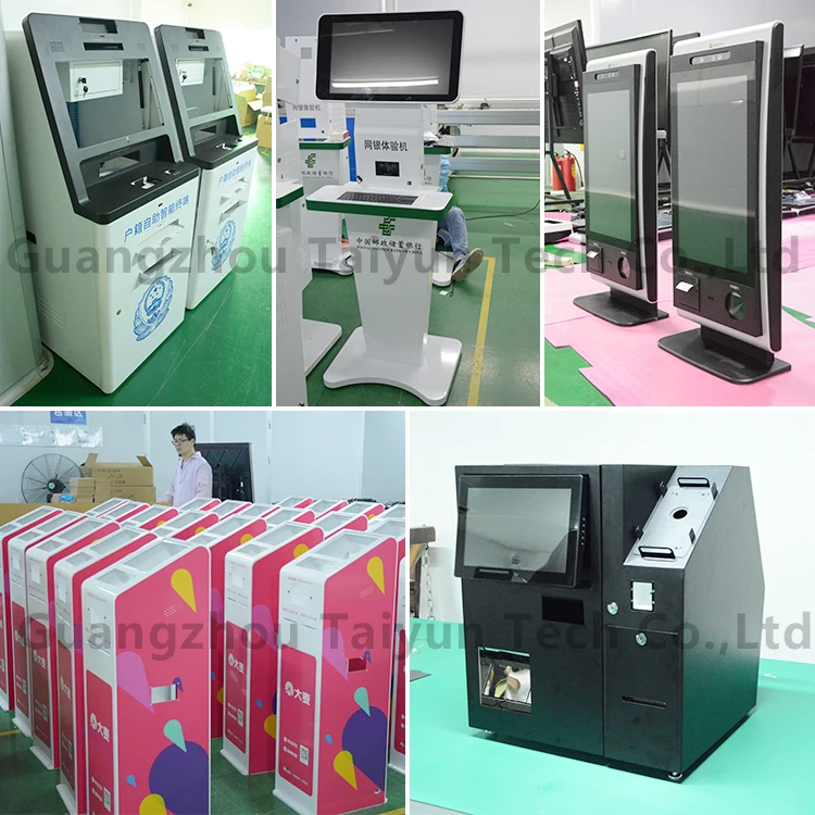 Station restaurant smart touchscreen order/Self Service payment Kiosk With Printer And Pos System for sale