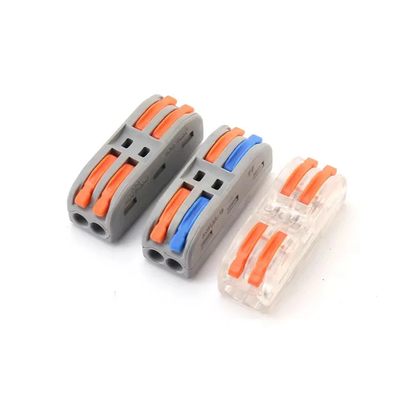 Hot Selling Push In Wire Connector Four Cores Terminal Block Electric Cable Lever Wire Connectors