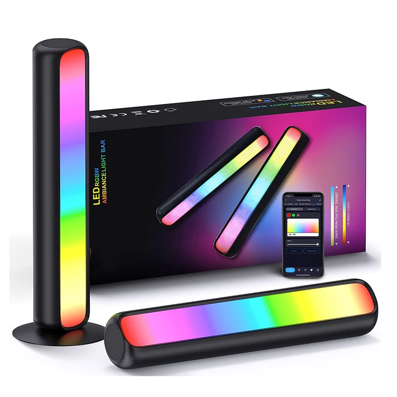 Magic music voice control smart light bars rgb smart wifi led strip lights for phone TV Gaming Movies