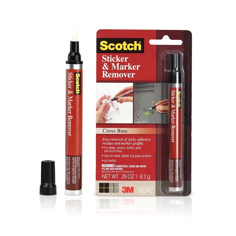 3M Sticker & Marker Remover 6042, 12/case, NOT FOR SALE OR USE IN CA & OTHER STATES, CONSULT LOCAL REGSoval Pen
