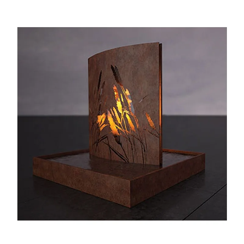 Пшеничная стена Corten стальная