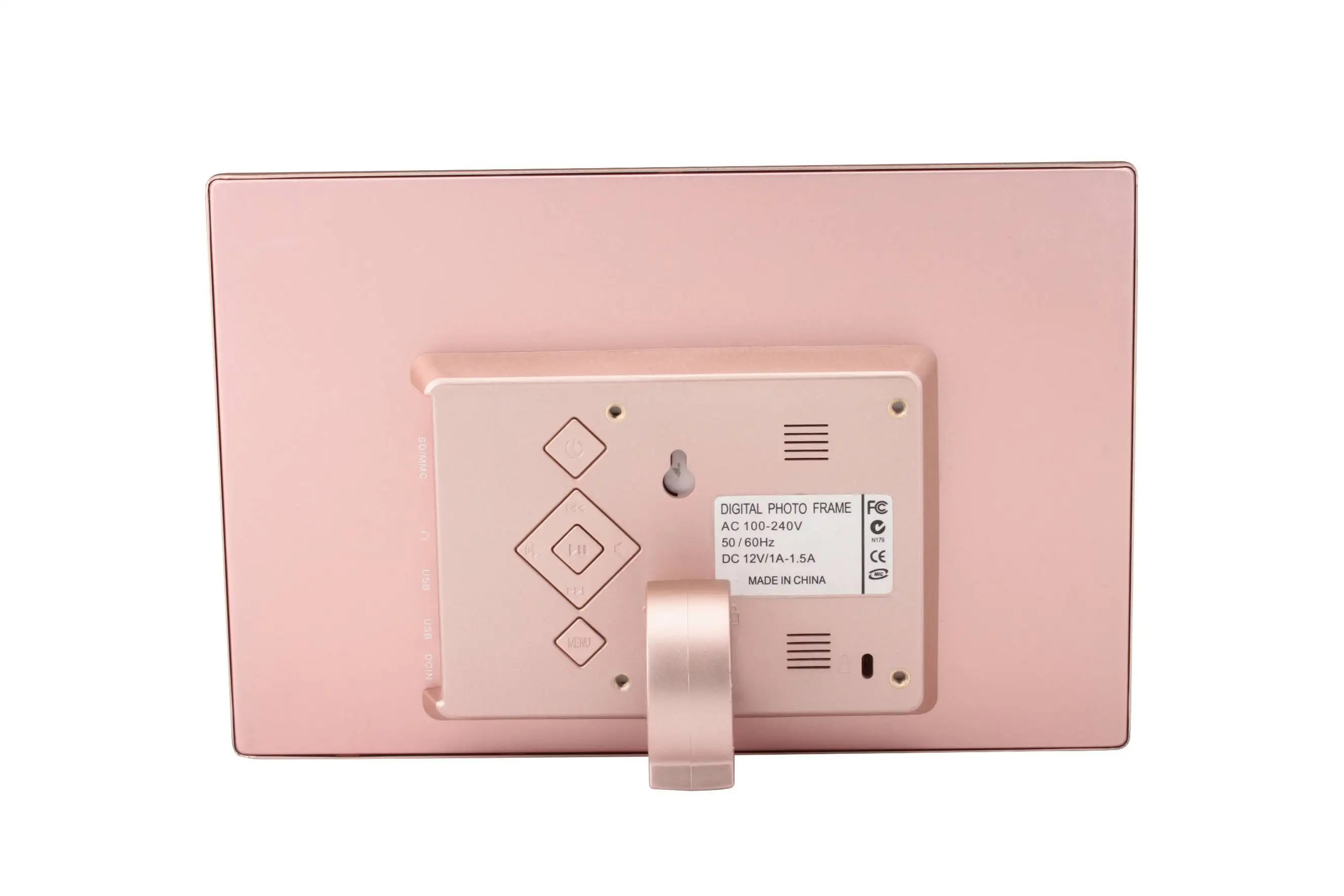 High Quality Elegant OEM 10 Inches Metal Digital Photo Frame, Wall Mountable, Video Clip Playing, Slideshow