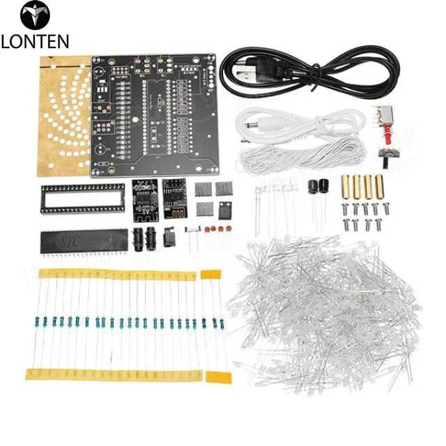 Lonten DIY Wi-Fi (версия приложения) Беспроводное цветное светодиодное освещение Canton Tower электронный набор спектр музыки