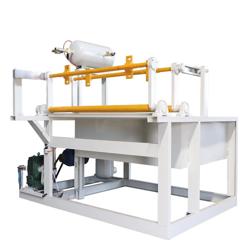 Small manual paper pulp moulding egg tray making machine for egg dish