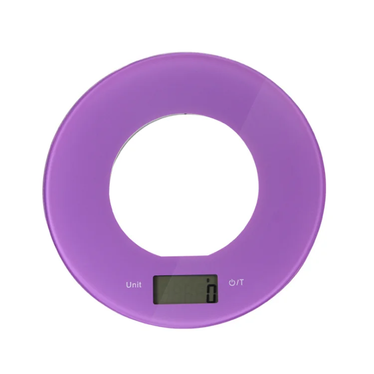 Factory 5kg 11lb  Food Vegetables Weighing Tempered Glass Abs Smart Household Kitchen Electronic Scale