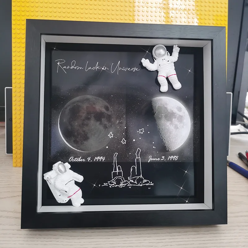 Wall Art Square Diy Multi Picture Frame Hollow Classical Painting Wooden Photo Frame