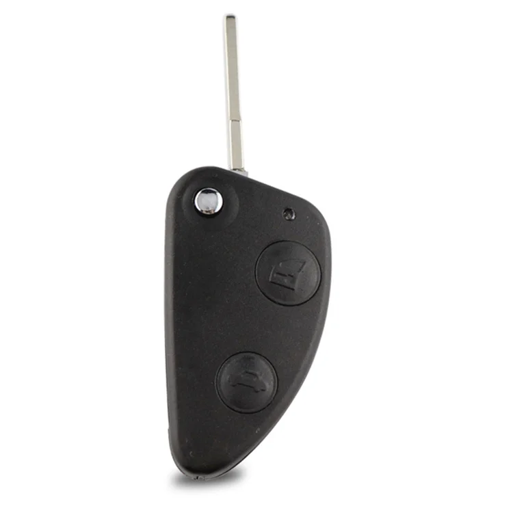 2 Buttons Car Remote Key Shell For Alfa Romeo 147 156 166 GT Flip Folding Key Uncut SIP22 Blade Auto Parts