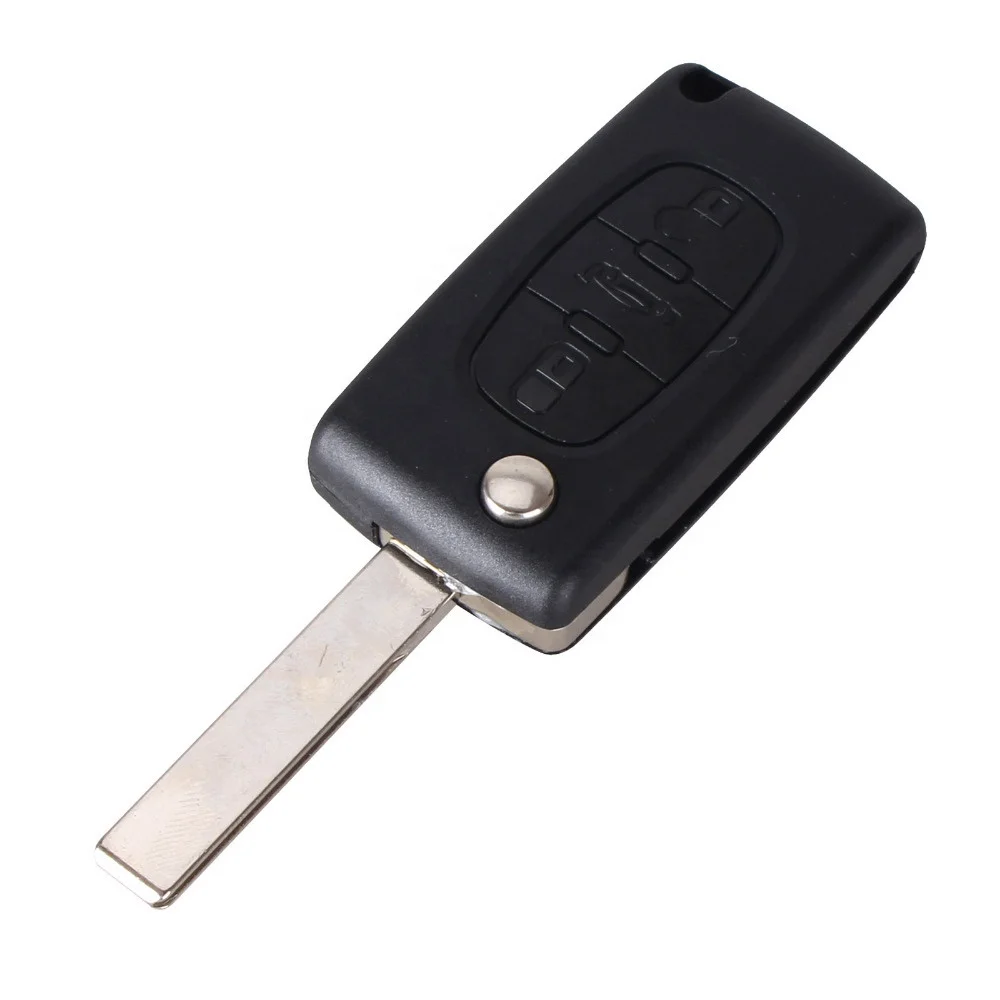 2, 3 Button Remote Control Key Fob Shell Flip Car Key Replacement For Citroen C2 C3 CE0536 Peugeot