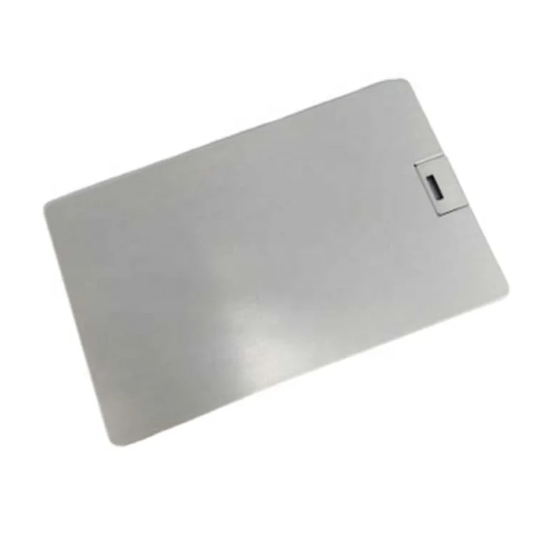 Best promotional flip stainless steel credit card  usb2.0 3.0 from 128mb to 256gb fast speed usb flash memory card