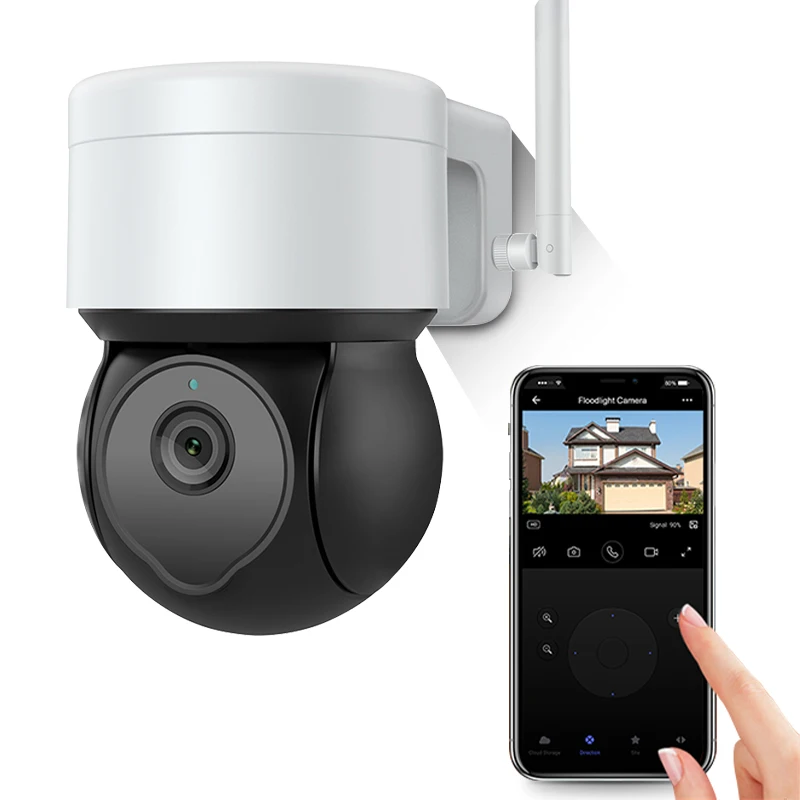 2022 Новый дизайн Wi-Fi камера tuya smart camera 5MP ptz ip-камера черно-белая