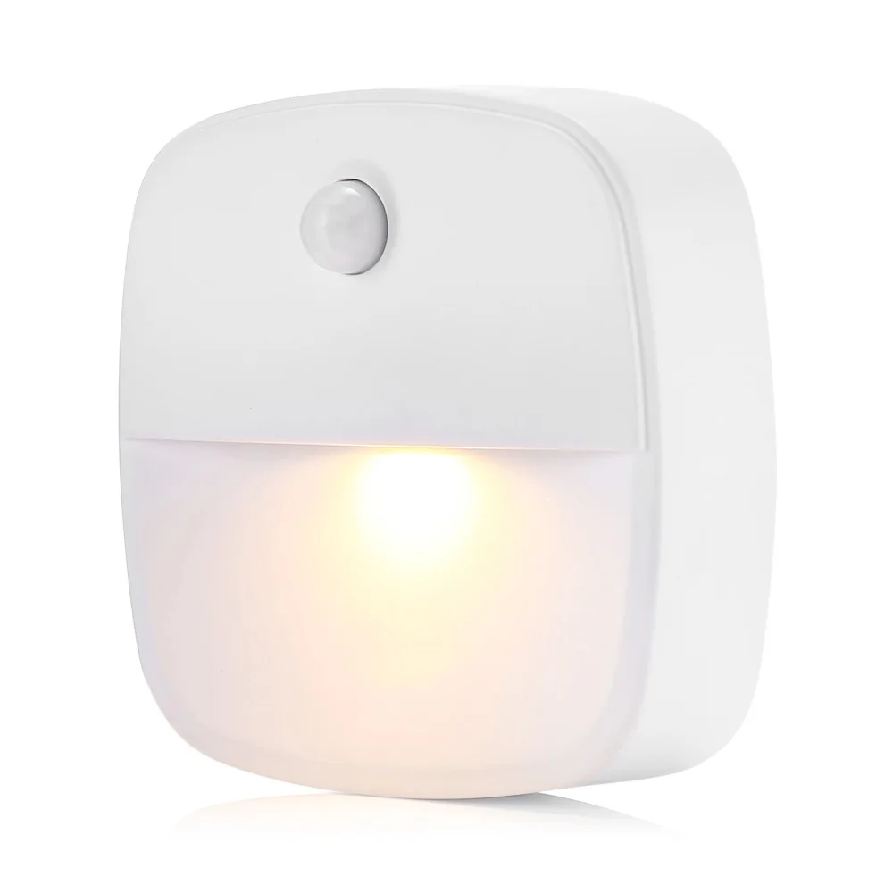 Factory Supply Cheap 1 LED PIR Motion Sensor Cabinet Night Light Closet For Wardrobe Bed Stairs