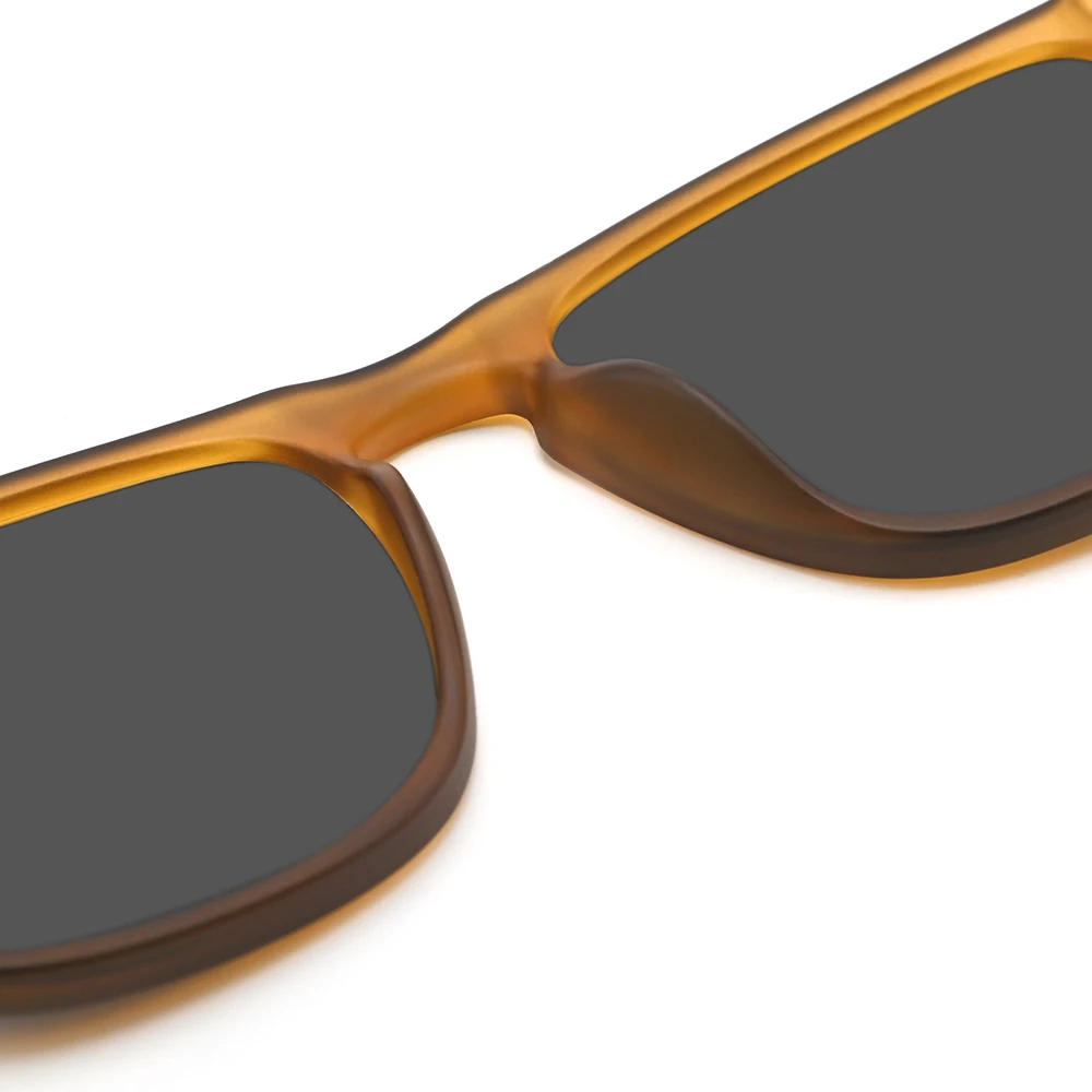 Logo custom TR90 high quality driving fishing polarized shades square designer sunglasses men