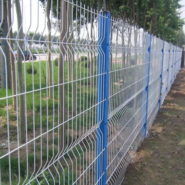 Low Price Triangle Bends Wire Mesh Fence Net Green 3D Fence