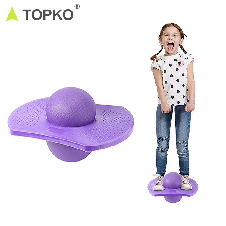  Надувной мяч для спортзала и фитнеса TOPKO мяч-батут Детская Спортивная игрушка балансировка прыжки палочка lolo надувной с