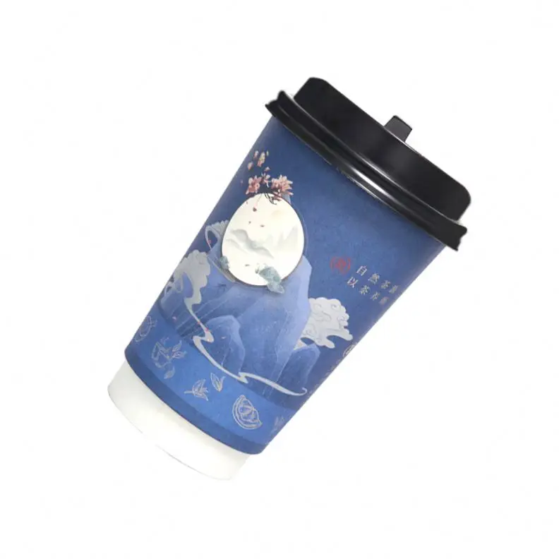 Wholesale Custom Designs Disposable Coffee Paper Cups For Vending Machine