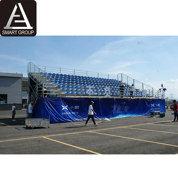 Steel Grandstand Temporary Outdoor Scaffolding Grandstand Bleachers Seating