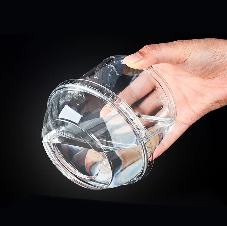 Takeout Plastic Salad Containers Disposable RPET/PET Food Box Transparent Blister Fruit Salad Packaging