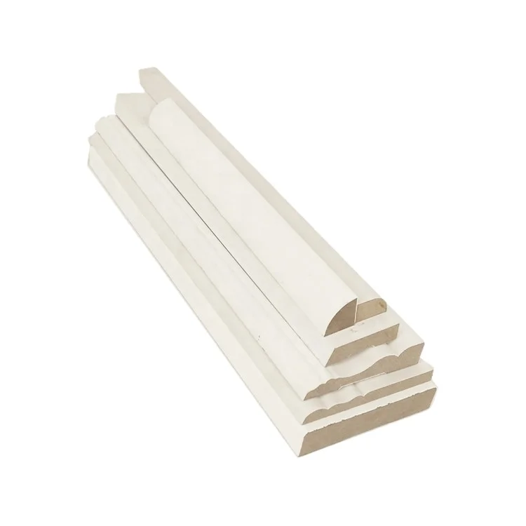 Building Materials White Primed MDF Mouldings for Decorations Quarter Round Trim Moulding Indoor