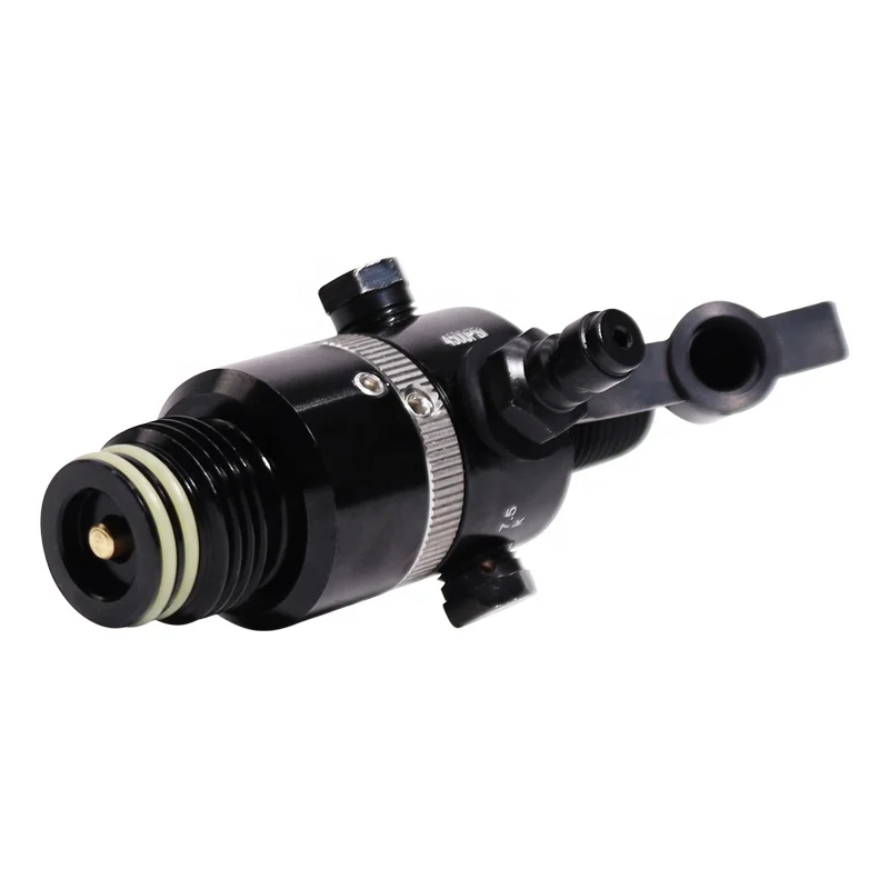 New 360 Degrees Rotary  PCP Paintball Tank  450psi Output with 5/8-18UNF Thread  Air Regulator 4500 psi Double O-Ring