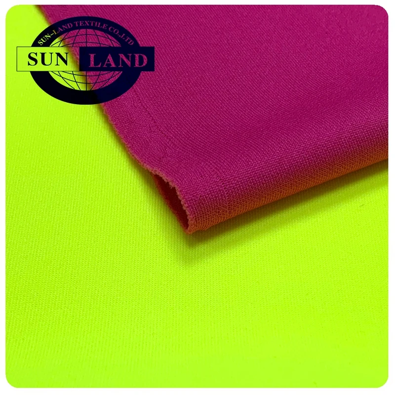 26 AW Clothing 75D PK Interlock 100% Polyester Knit Jersey Fabric for Uniforms and Sports Wear