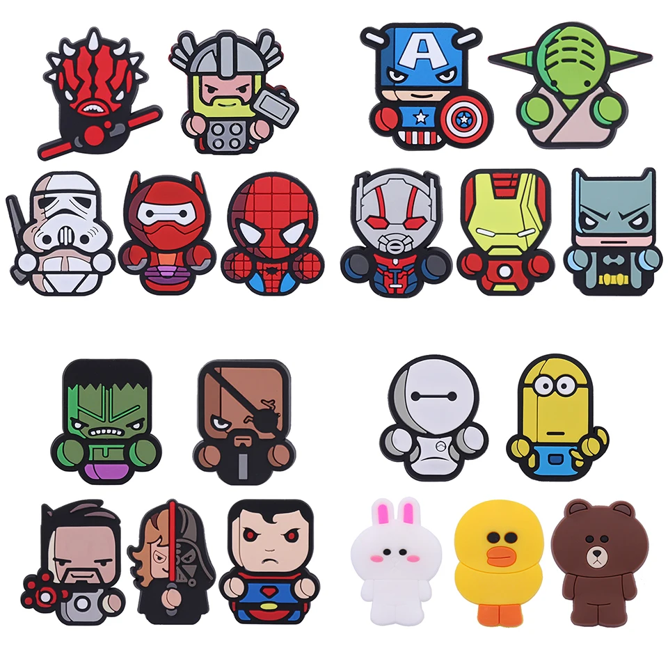 Car Air Freshener for Hero Cartoon Car Vent Clips Decoration Perfume Smell Decoration