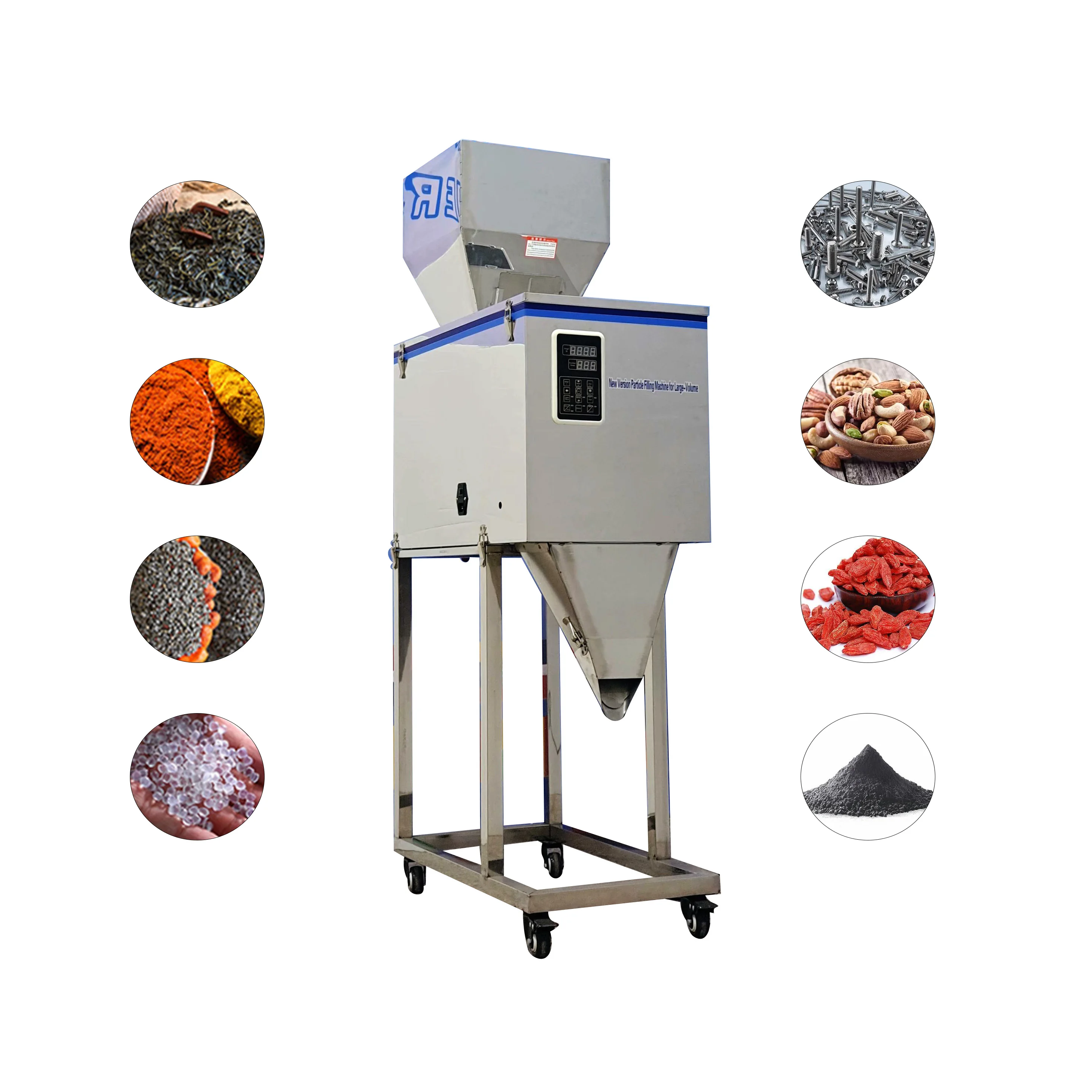 Large automatic food washing soap powder packing price rice tea weighing filling and sealing machine