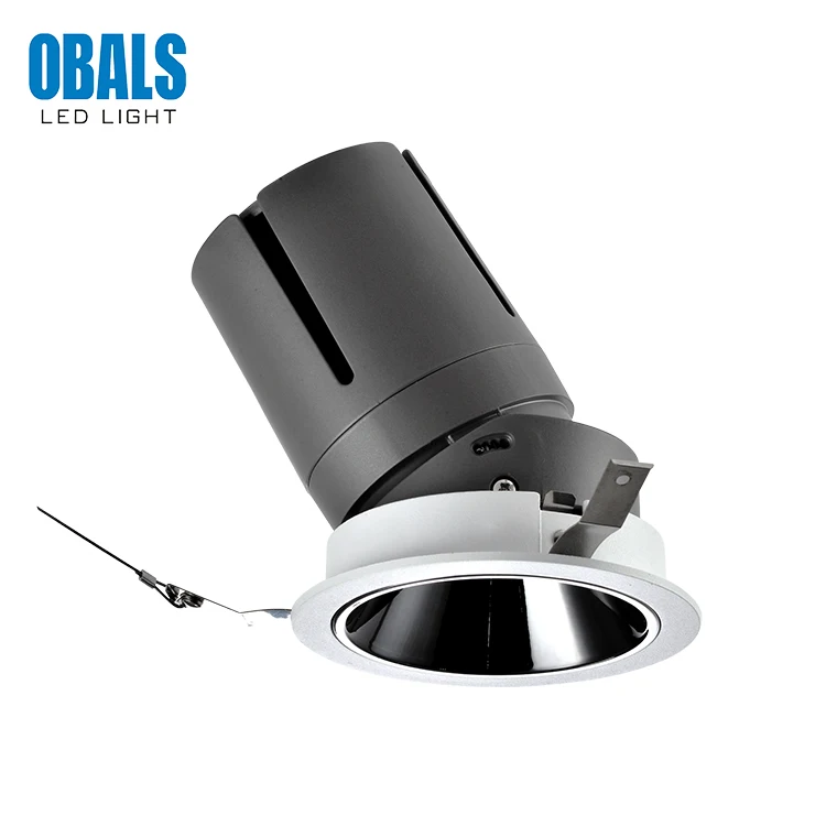 OBALS High Quality Die Casting Aluminum Recessed Mounted Indoor Led Spotlight Frame Square Round Trim Ring