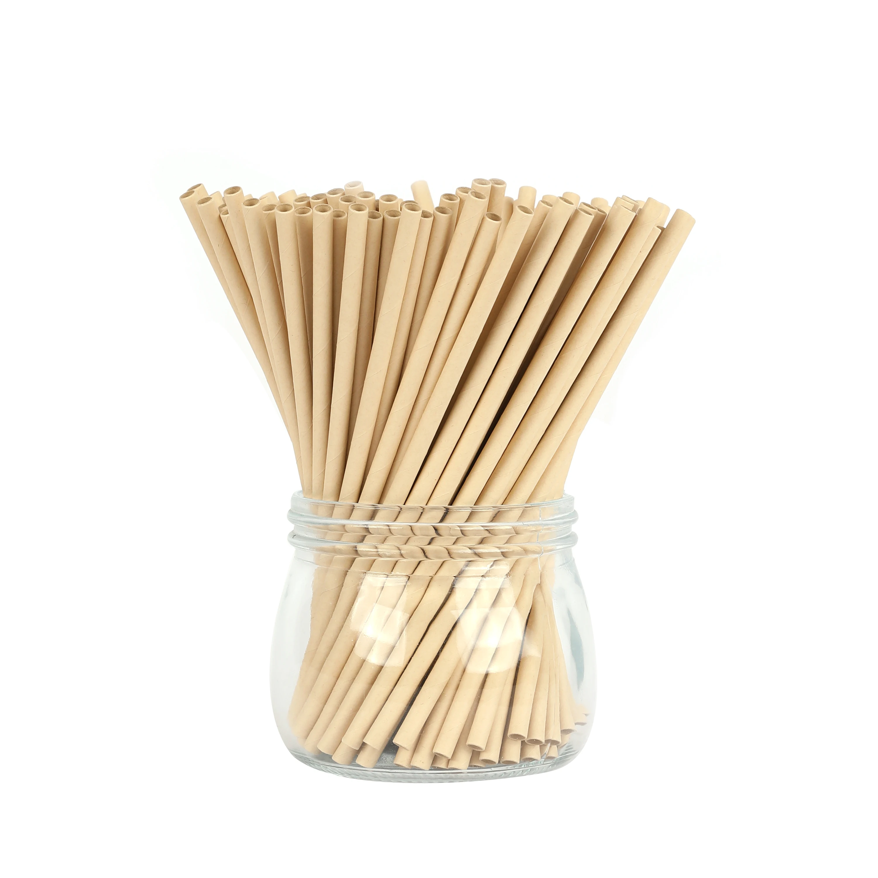 Disposable Biodegradable Drinking Paper Ecological Bamboo pulp Paper Straw
