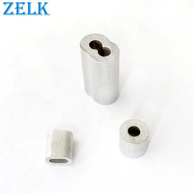 Wire Rope Fitting Aluminum Sleeve Hourglass Aluminum Ferrule