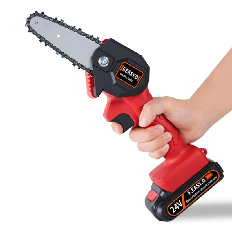 OEM portable 4-inch cordless micro battery for lithium electric saw. The lithium battery electric saw shares pure copper motor