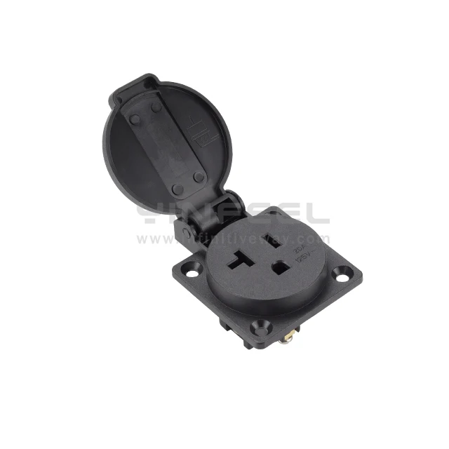 WATER-PROOF 3-PIN US NEMA RECEPTACLE Model IF-US-50SC-3WF