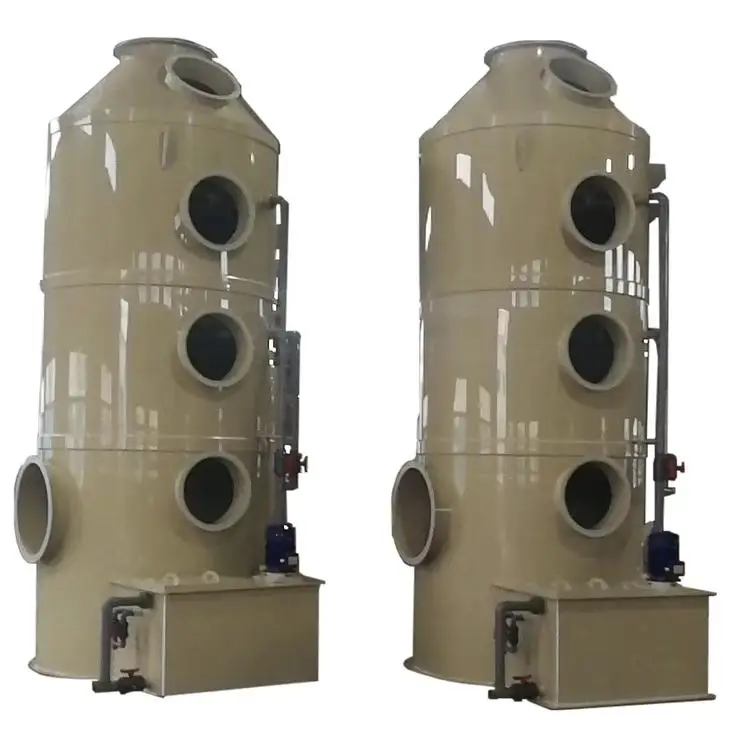 Professional Production Air Scrubber Absorption Acid Fume Tower