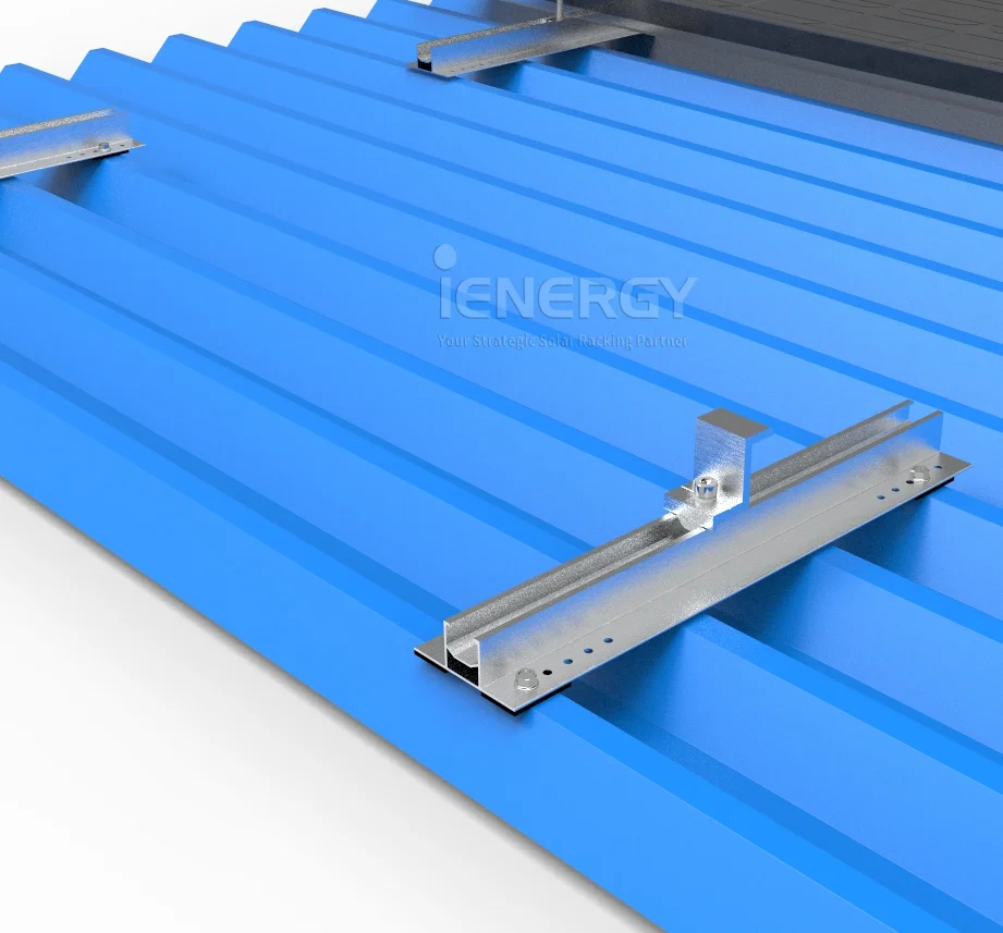 TOP Popular Metal Structure Pitched/Flat Roof Solar PV Mounting Short Rail Aluminium Mini Rail
