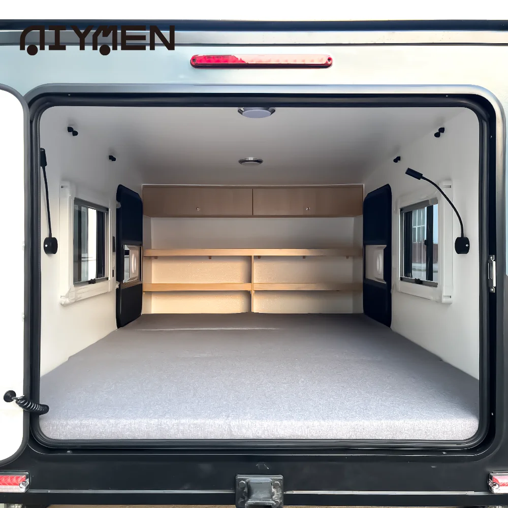 Mini Bunk Bed Hybrid Dual Axle Trailer Camper Diy Caravan Roof Top Electric