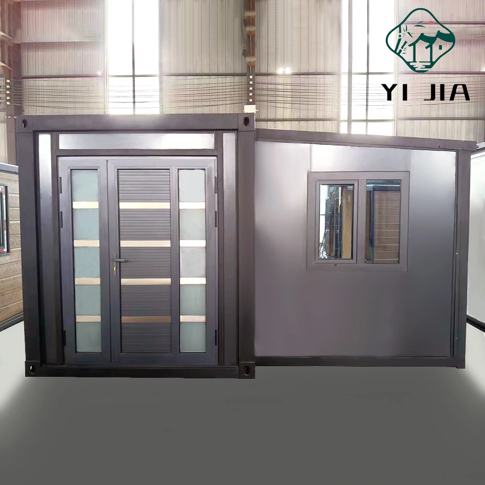 Shipping 20Ft 40Ft Prefab Expandable Container House Steel Portable Prefabricated Villa 2 Bedroom With Bathroom
