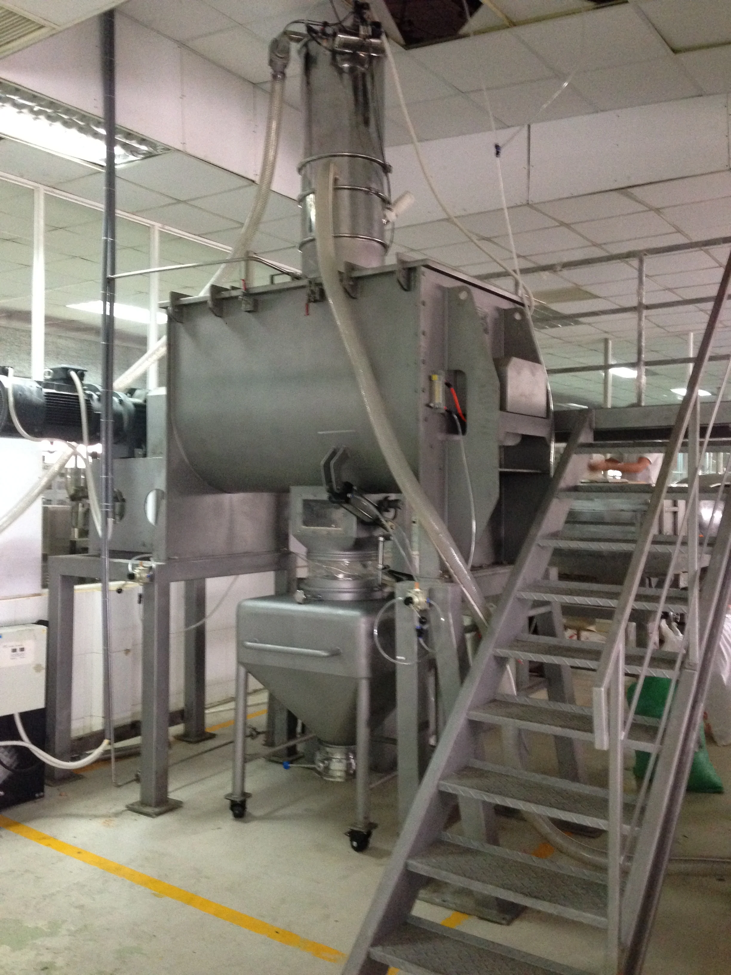 mixing machinery powder blender paddle mixer