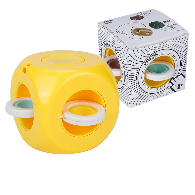 Fashion Decompression For Autism Relieve Stress Baby Kids Cube Anti-Stress Fidget Toys Fingertip Toys