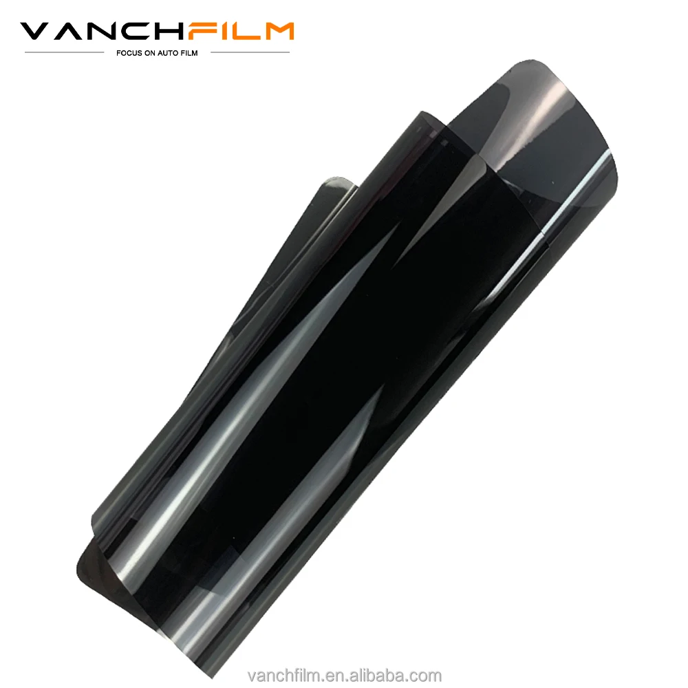 VANCHFILM Automotive Sun Control Film Reflects and Absorbs Solar Heat 2 ply Reflective Silver Film Solar Insulation Window Film