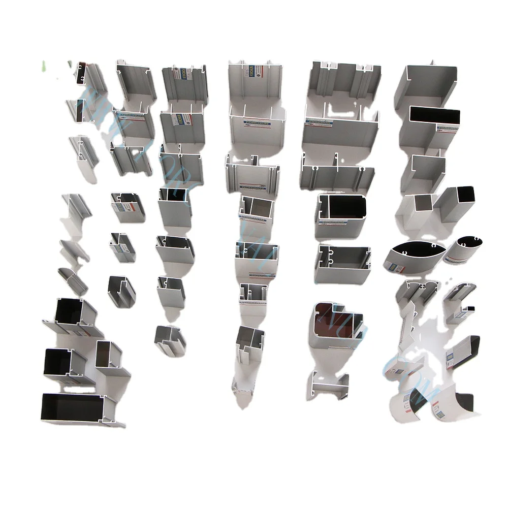 White Color Aluminium Profiles Make Colombia Windows 5020 744 8025 3831 Aluminio Perfiles