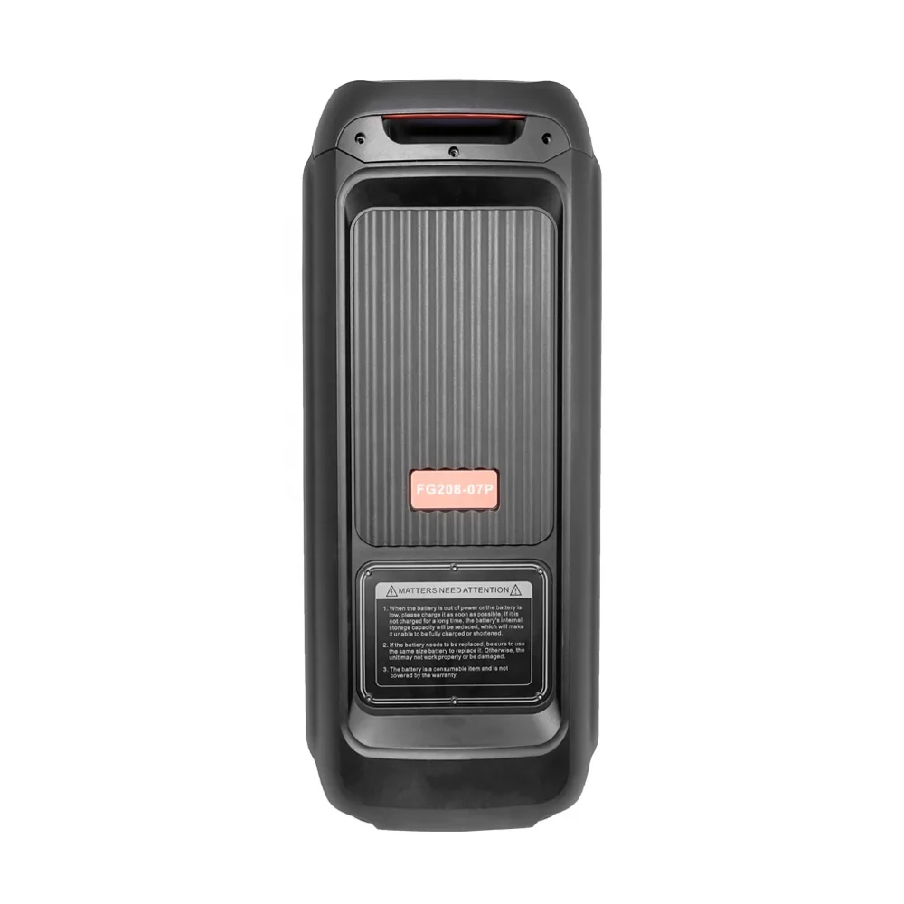 Factory direct sales 8 inch portable speakers  lead acid battery party outdoor wireless speaker