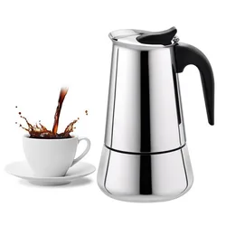 High Quality Stainless Steel 304 Electric Filter Stove Coffee Maker Espresso Pot