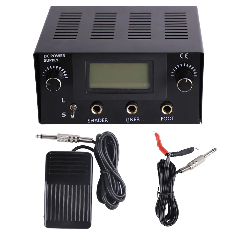 Wholesale High Quality Tattoo Power Supply 3 Colors Available Black/Red/Silver for Tattoo Machines