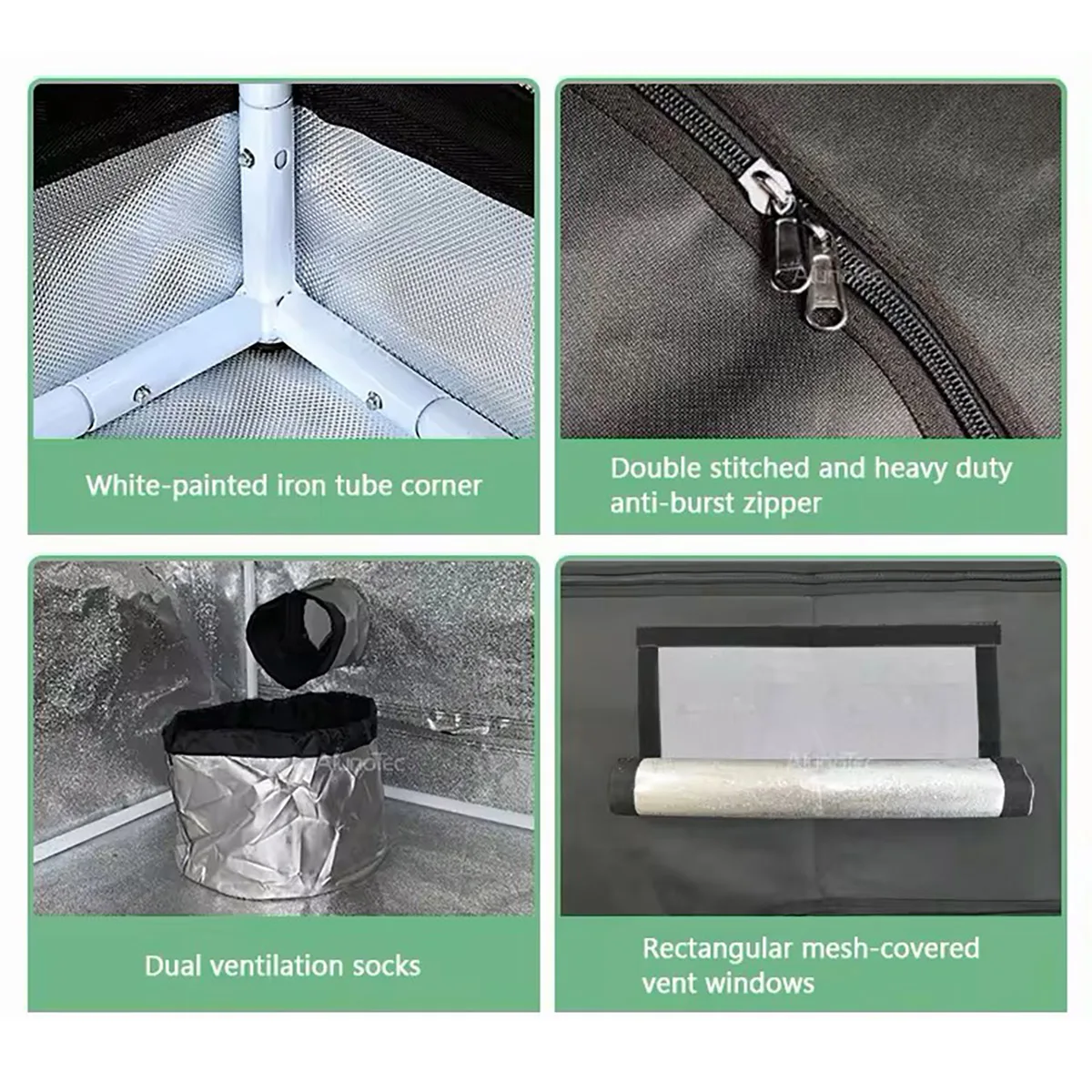 OEM 2x2 8x8 FT 10x10FT Greenhouse Mushroom Hydroponic Plant Growing 40x40x120CM 3x3 2x4 4x4 5x5 Indoor Grow Box Tents