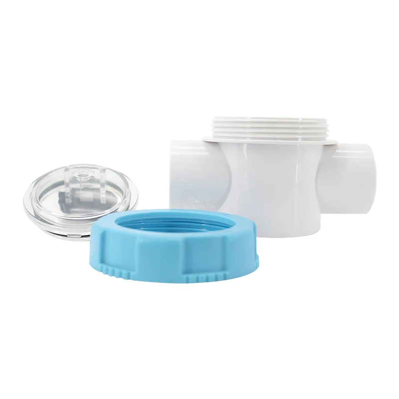 Pool Fittings ABS 2 Way Valve Safety Transparent Non Return Swimming Pool Plastic Check Valve