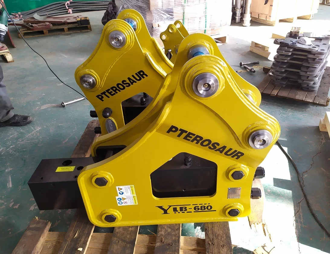 Hydraulic jackhammer SB43  435KG Box type  Hydraulic  Breaker Hammer Rock Crusher 4 -7 ton  68 mm chisel backhoe loader