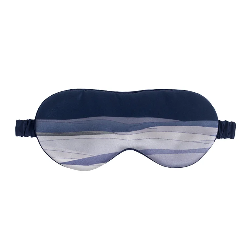 6A Grade Quality Printing 19mm Real Silk Eye Mask 100% Mulberry Soft Breathable Sleeping Eye Mask